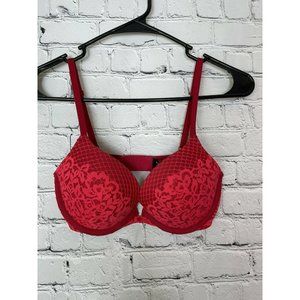 Victorias secret very sexy pushup bra size 32 D red